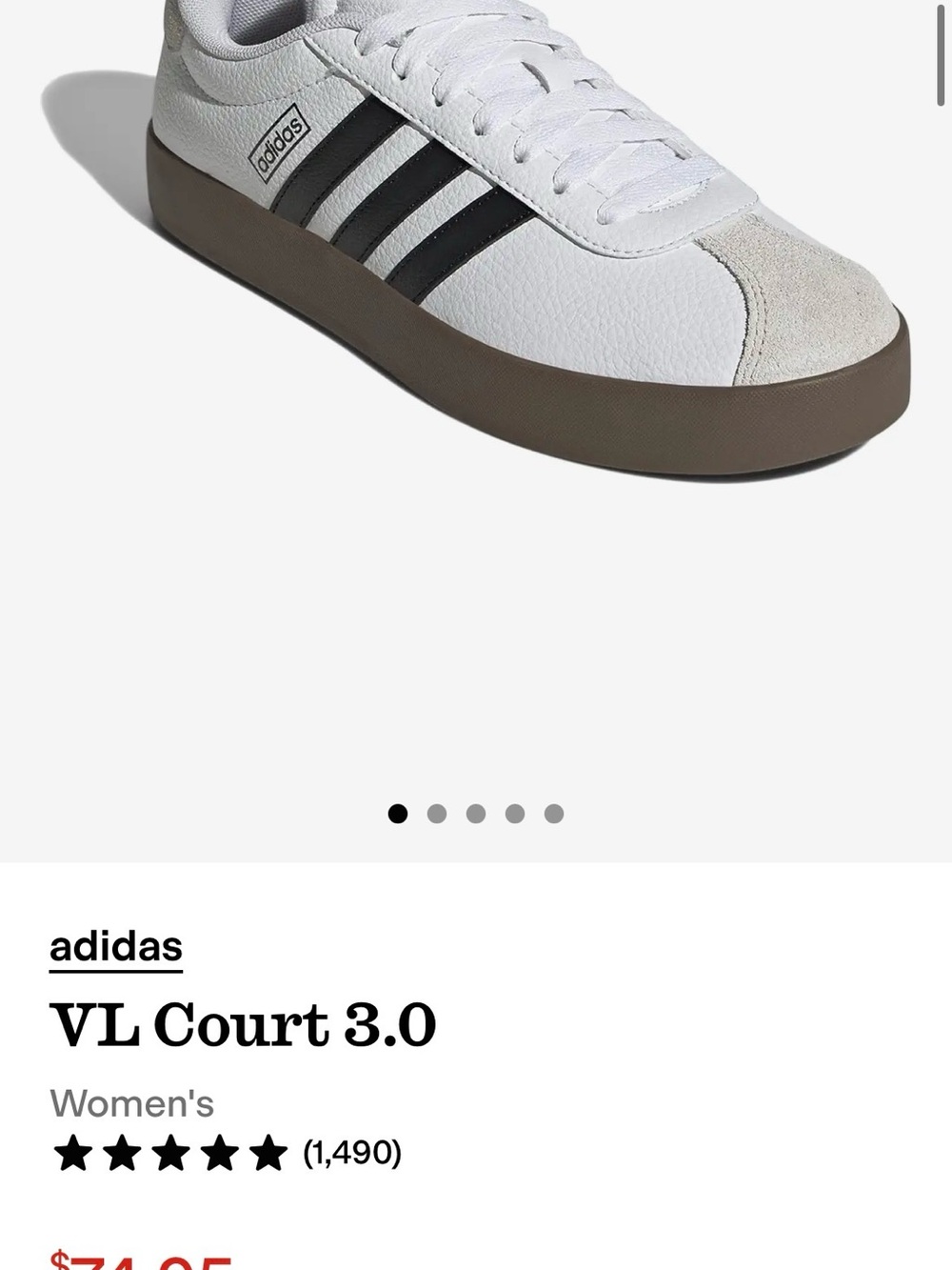 Adidas VL Court 3.0 Shoes - Picture 6 of 8